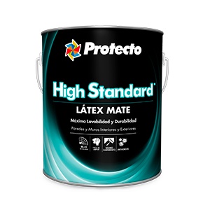PINTURA PROTECTO HIGH STANDARD LATEX MATE PREPARADO 1/4