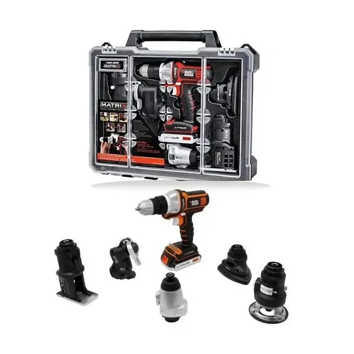TALADRO BLACK + DECKER MATRIX BDCMT1206KITC ( 6 EN 1 ) 20V